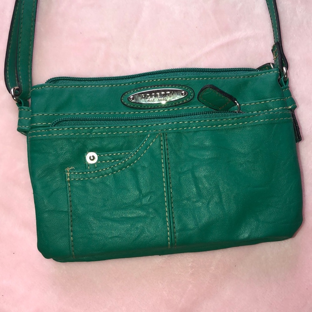 Green Rosetti Crossbody Purse